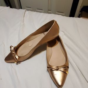 Rose Gold flats